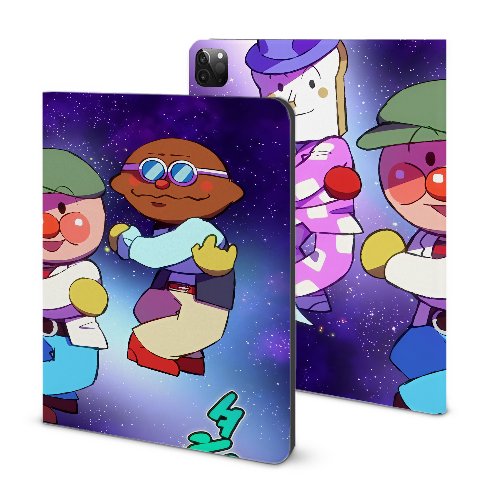 （画像用） アンパンマン Anpanman IPadケース ペンホルダー付き ブックスタイルデザイン